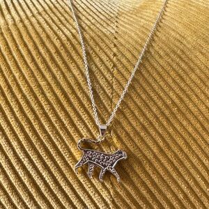 Printfresh x Allie + Bess Bagheera Necklace in gold